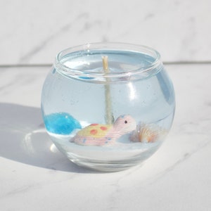 MINI Turtle Candle, Summer Candle,ocean candle, beach candle, scented candle, special gift, gift for her, handmade candle, unique gift