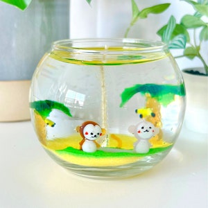 Monkeying Around Candle | Banana Scented Candle | Monkey Candle | Monkeys | Monkey Decor | Best Friend Gift | Monkey Gift | Banana Candle