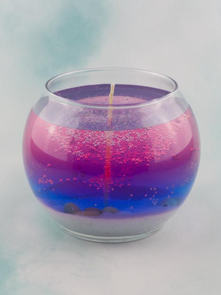 Summer Dream Sunset Candle sunset scented candle ombre Etsy