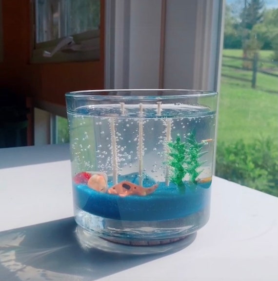 Custom Aquarium Fish Bowl Candle Aquarium Candle Custom Etsy
