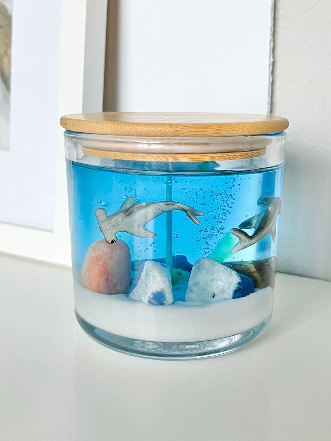Shark Tank Candle Shark Decor Shark Decorations Shark Etsy