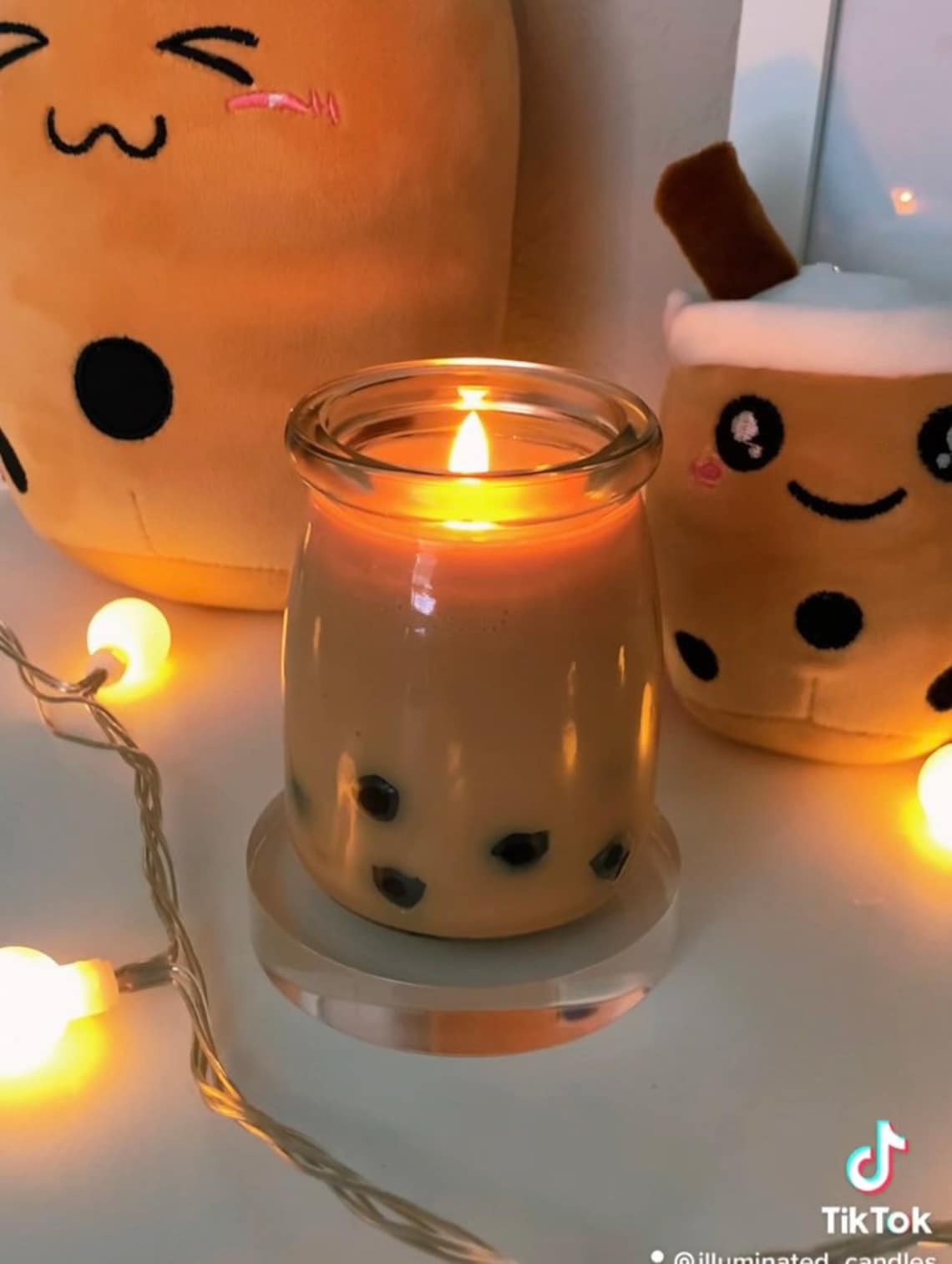 Brown Sugar Boba Tea Candle Boba Lover Gift Cute Boba Etsy
