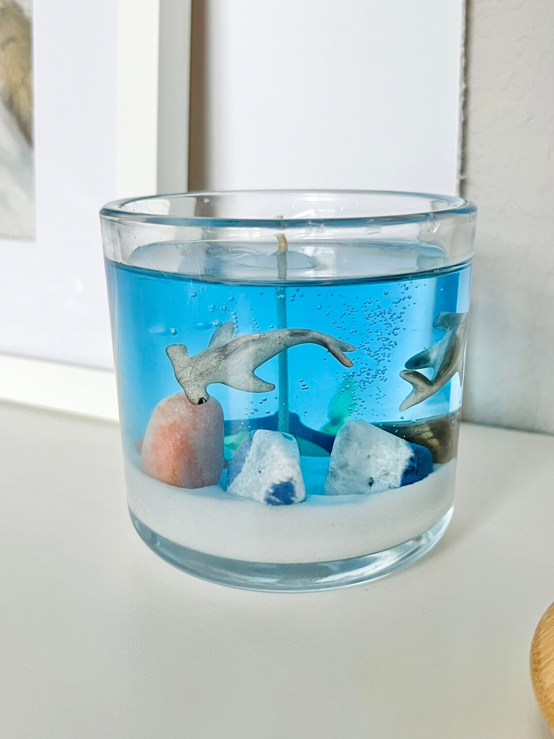 Shark Tank Candle Shark Decor Shark Decorations Shark Etsy