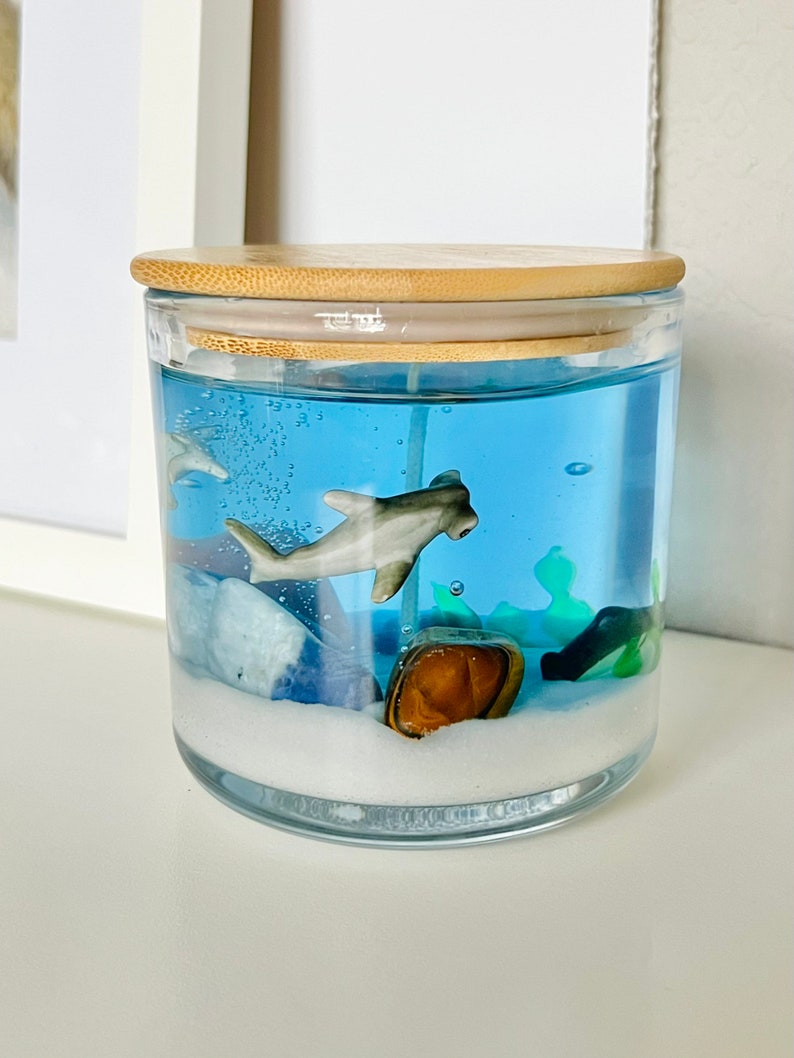 Shark Tank Candle Shark Decor Shark Decorations Shark Etsy