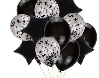 Black Balloons Decor | Etsy