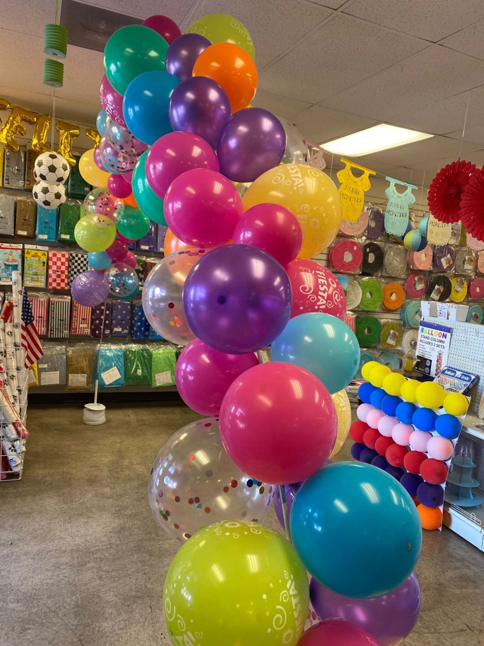 Fiesta Balloon Garland Kit Mexican Balloons Fiesta Etsy