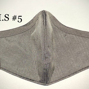 100% Italian silk 3D hybrid face mask 3-4 layer made in USA for kids and adults. Customized linings & filter: Organic Cotton, Chiffon, Silk. image 7