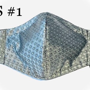 100% Italian silk 3D hybrid face mask 3-4 layer made in USA for kids and adults. Customized linings & filter: Organic Cotton, Chiffon, Silk. image 3