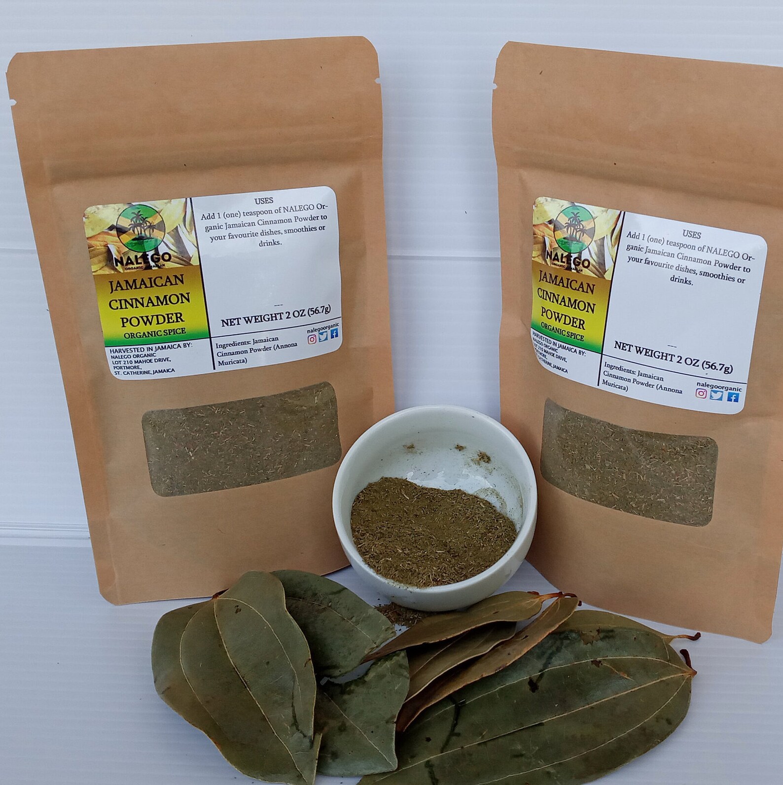Jamaican Cinnamon Leaf Powder Jamaican Wildcrafted Etsy