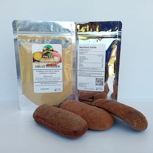 Jamaican Locust Fruit Powder (Stinking Toe Food Drink, West Indian, Vegan Super Food, Jatoba Fruit, Guapinol Fruit) [Hymenaea Courbaril]