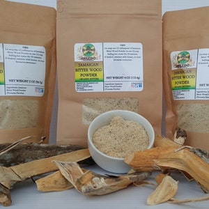 Bitter Wood Bark Powder Organic Detox Jamaican Wildcrafted image 1