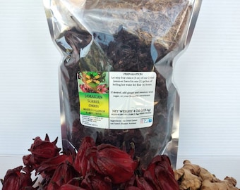 Jamaican Dried Sorrel Flakes - Organic