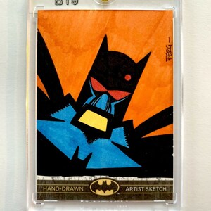 Esboço artístico original de Batman The Legacy de Knightfall Batman por Lee Ferguson