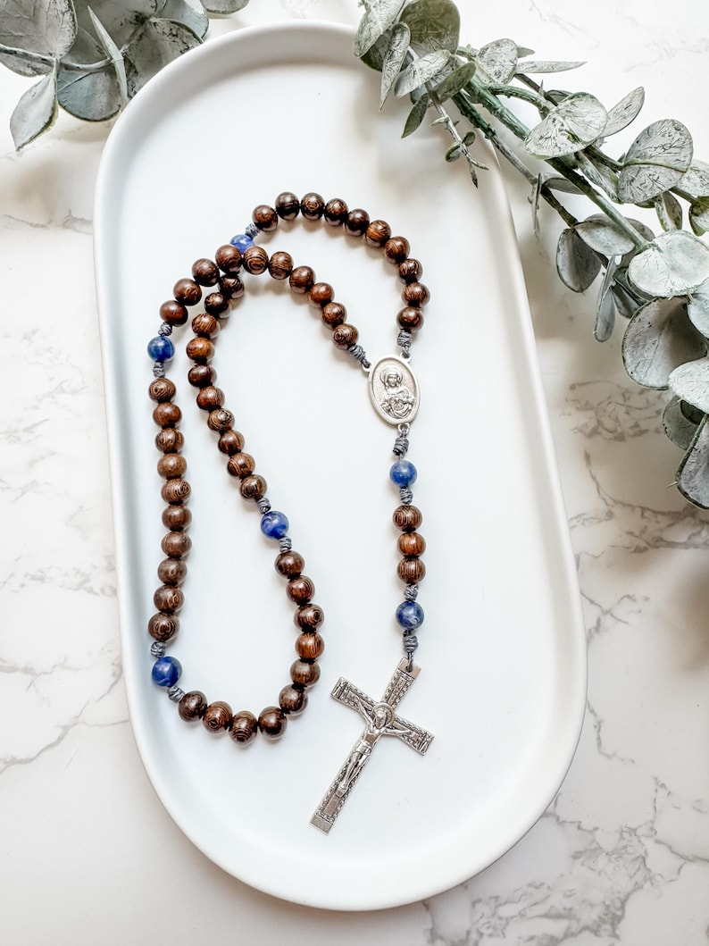 Immaculate Heart of Mary Rosary by Refuge Rosaries With Wood Beads and ...