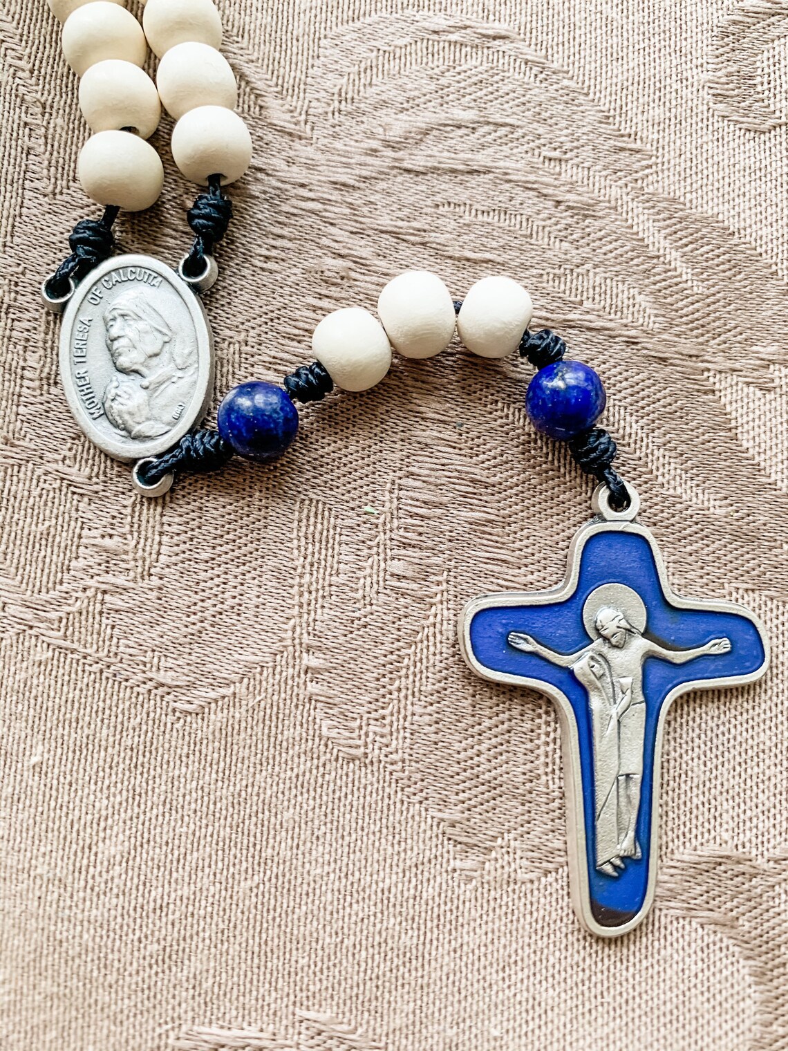 Mother Teresa of Calcutta Catholic Rosary With Italian Enamel - Etsy