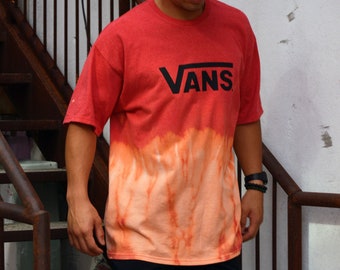 Tie Dye Vans T-Shirt [XL]