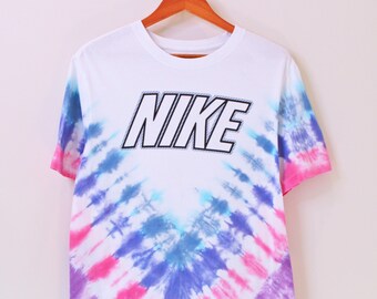 Tie dye nike t cheap shirt