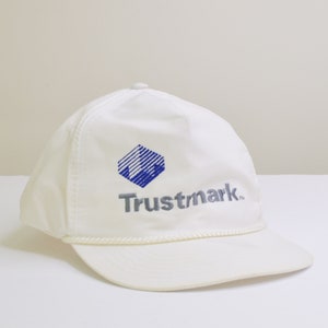 Vintage Trustmark Bank Snapback Hat