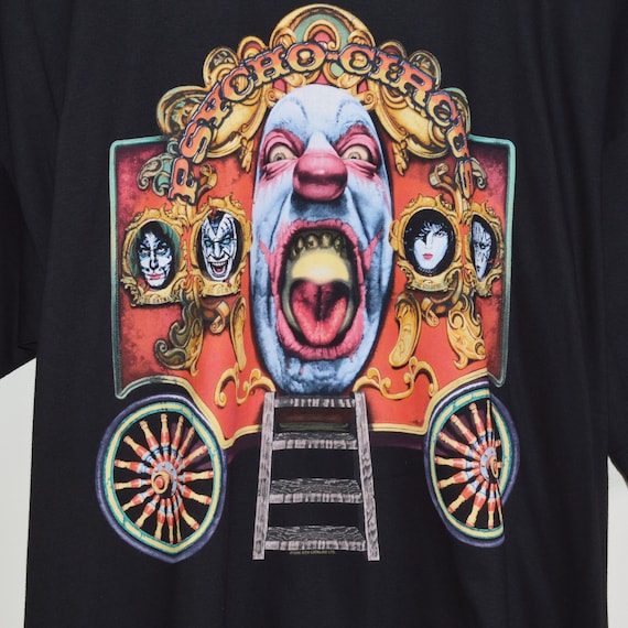 未使用品 KISS PSYCO CIRCUS Tシャツ M 1998 90s Vintage 90's KISS 1998 1999 Tour Psycho Circus Concert Long