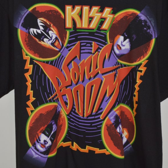 Vintage KISS Sonic Boom Band T-shirt [XL] - Etsy