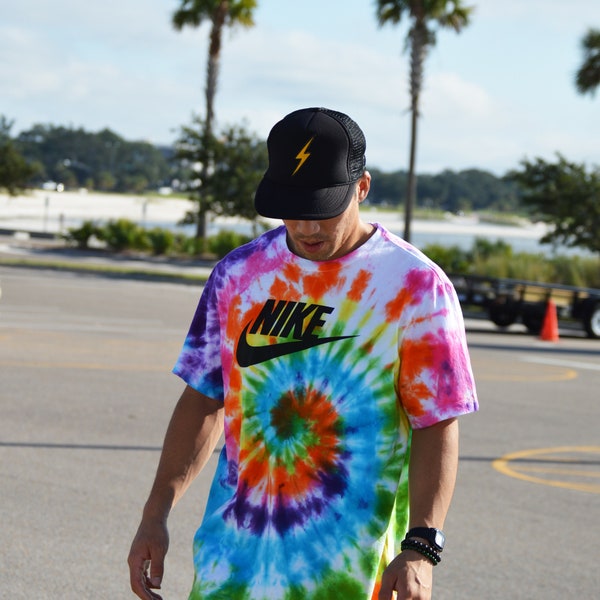 tie dye nike lanyard