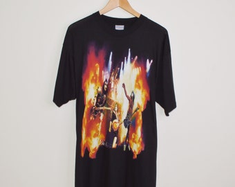 Vintage KISS Rocks Nashville Camiseta Camiseta [XL]