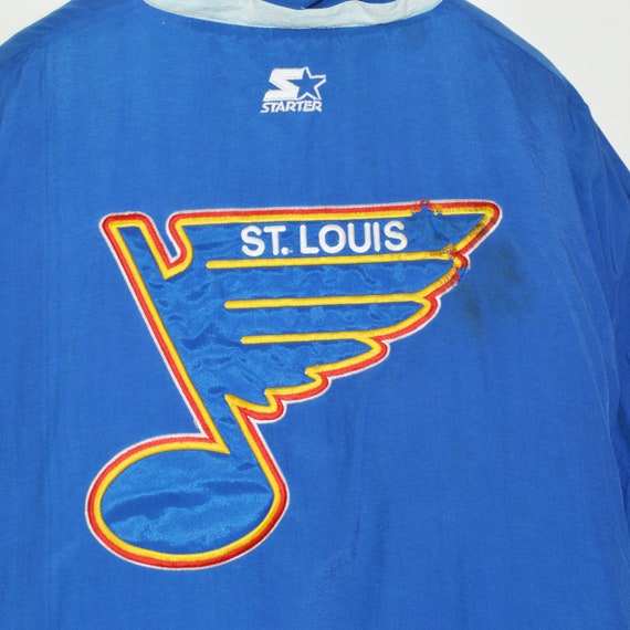 Rare VTG STARTER St. Louis Blues NHL Hockey Plain Blank No Name