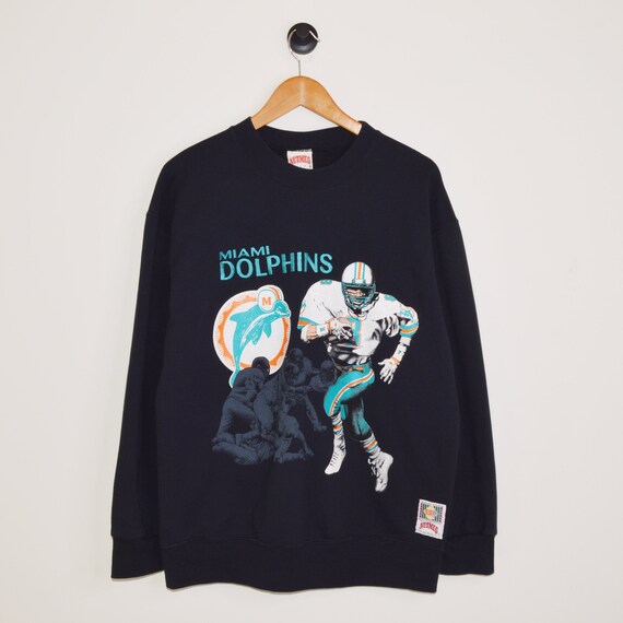 Vintage NFL Miami Dolphins Crewneck Sweatshirt L Etsy