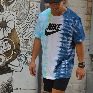 Tie Dye Nike T-Shirt | Side by Side Dye