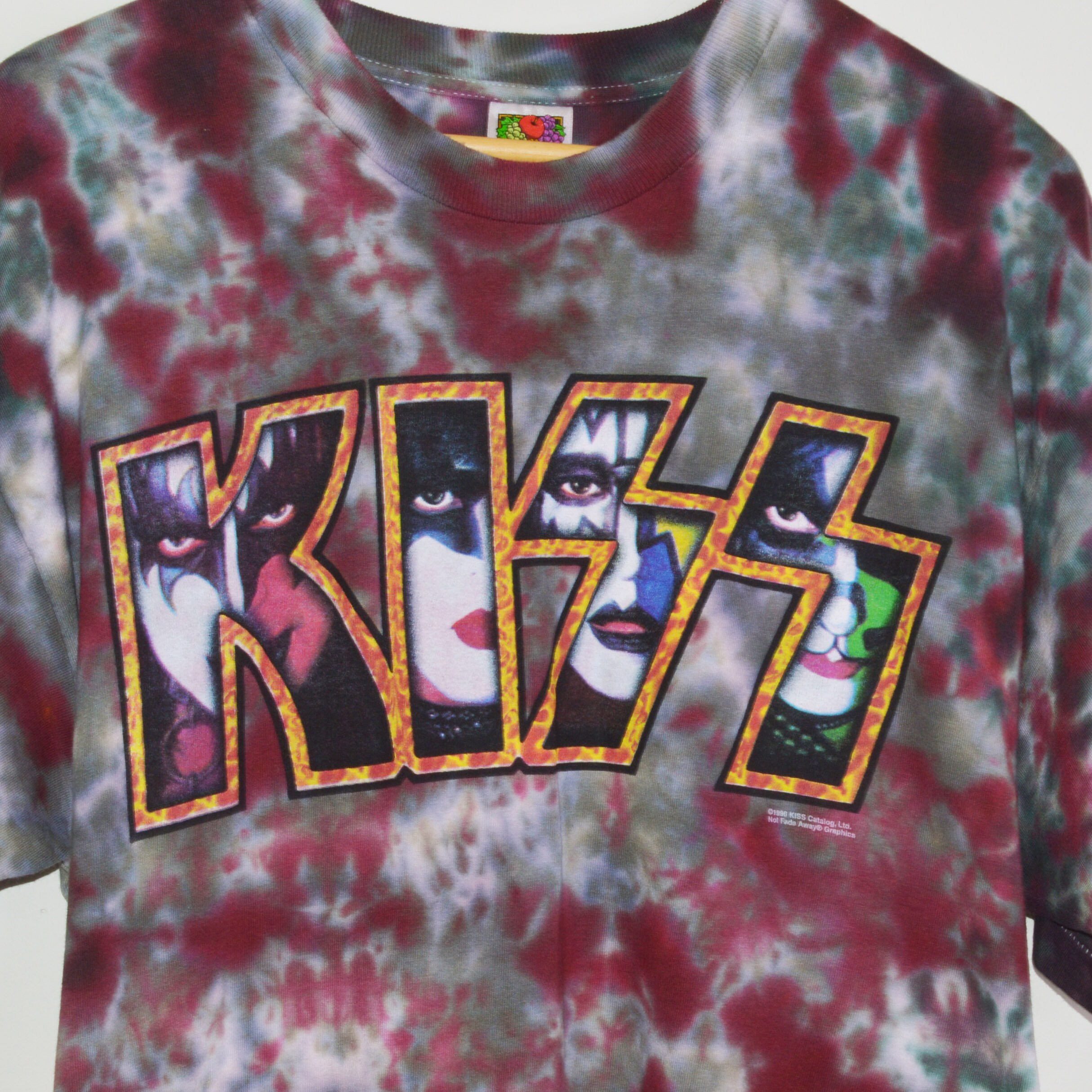 Vintage Tie Dye KISS ARMY Band T-shirt [XL] - Etsy