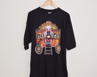 Camiseta vintage de la banda KISS Psycho Circus [XL]