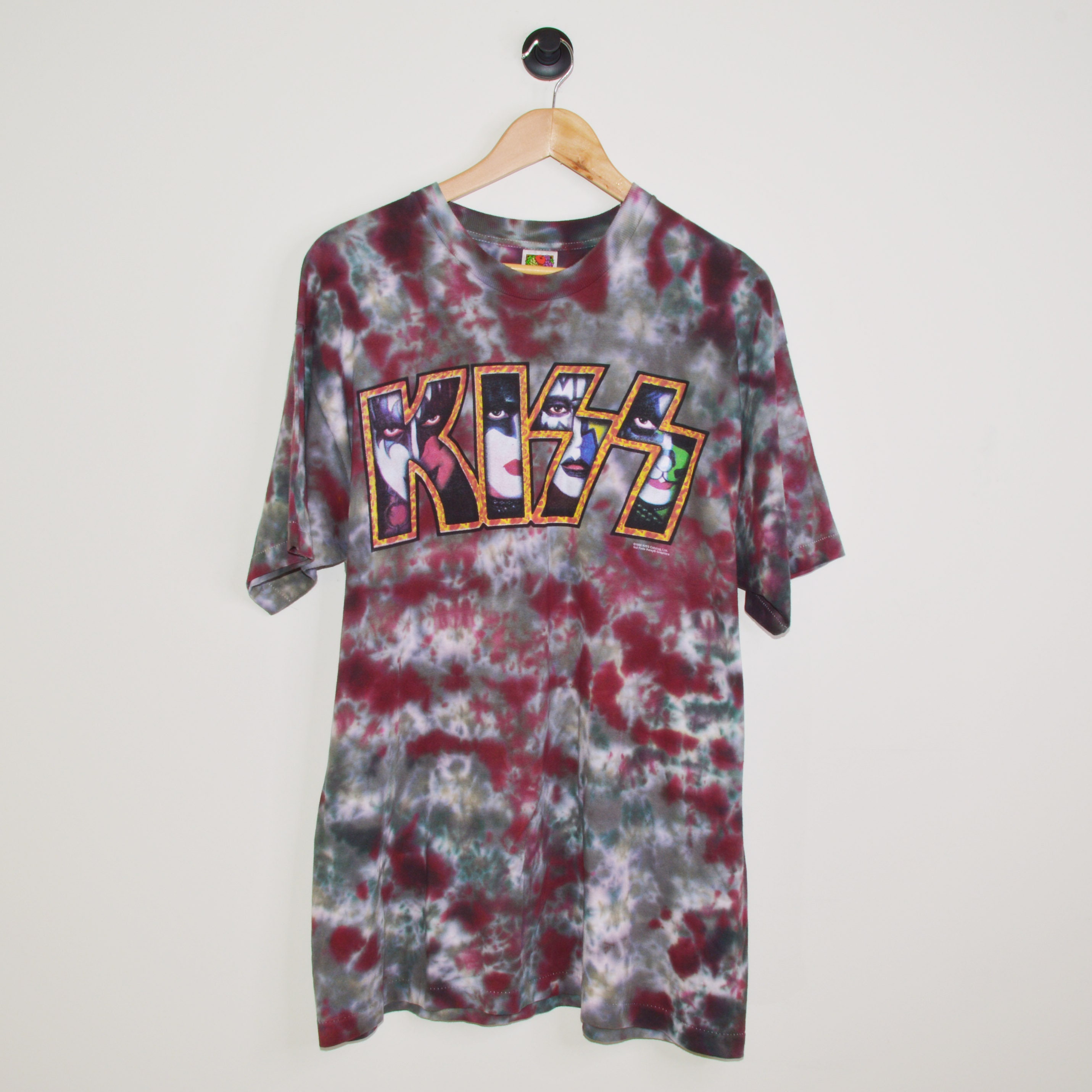Vintage Tie Dye KISS ARMY Band T-shirt [XL] - Etsy