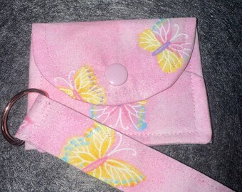 Ladies Card Wallet and Keys Wristlet