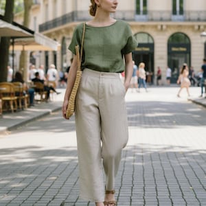 Petite Linen Pants - Etsy Canada