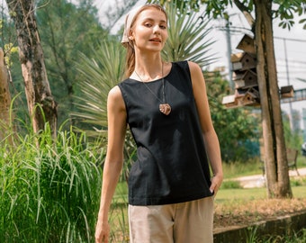 Linen Tank Top - Handmade Clothing for Women