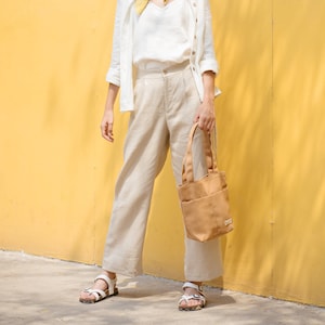 Linen Long Pants - Wide Leg Linen Pants - Premium Linen Clothing for Women