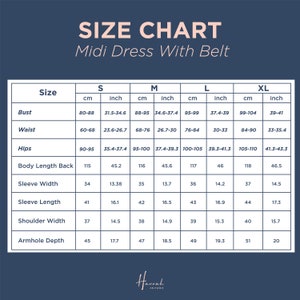 Linen Midi Dress Elegant Short Sleeves Dress With Belt Premium Linen Clothing for Women image 8