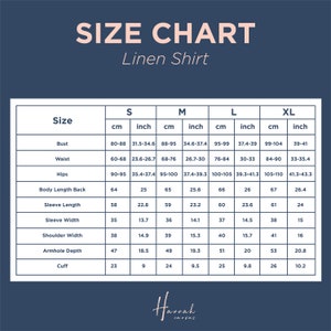 Linen Shirt Long Sleeves Loose Fit Top Linen Clothing for Women Premium Natural Fabric image 6