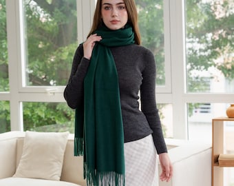 Lightweight Viscose & Polyester Scarf, Oversized Wrap Shawl, Fall Fashion Accessories
