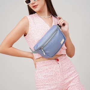 Belt Bag NOLYN, Fanny Pack, Hip Pack, Waist Bag, Crossbody Bag, Waist Pack, Women's Crossbody Bag Bluish Grey