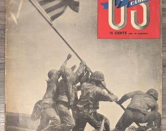 Vintage WWII Photography Magazine • Iwo Jima Cover, May 1945