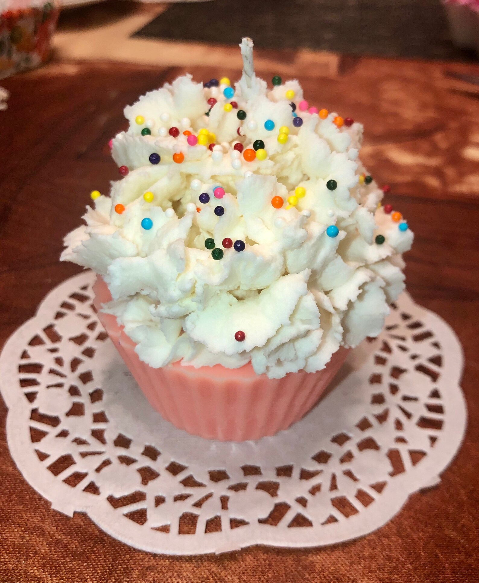 Set of 4 Handmade Cupcake Candles Perfect Gift for You and Etsy