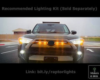 Grille Raptor Light Bezels - Fits 2020 through 2024 4Runner All Models Except TRD Pro (Lights Not Included)