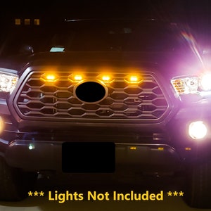 Grille Raptor Light Bezels - Fits 2020 through 2023 Taco Off Road and Sport (Lights Not Included)