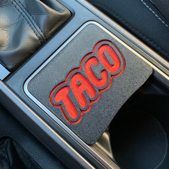 LEGODA TACO Primary Colors Parody 3rd Gen (2016 - 2023 Automatic Transmission) Tacoma Square Center Console Storage Insert