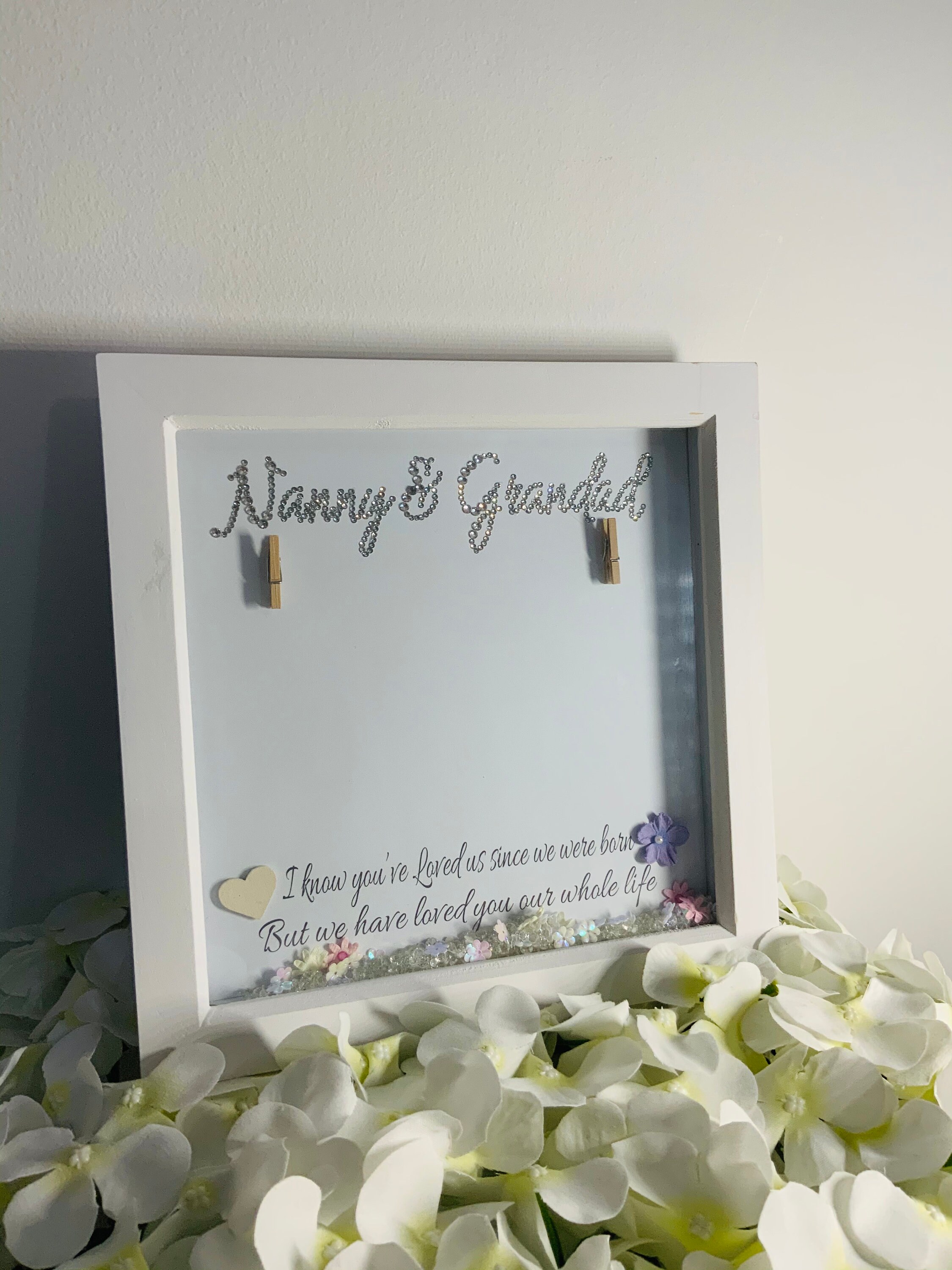 Nanny & grandad frame nanny grandad gift personalised gift Etsy