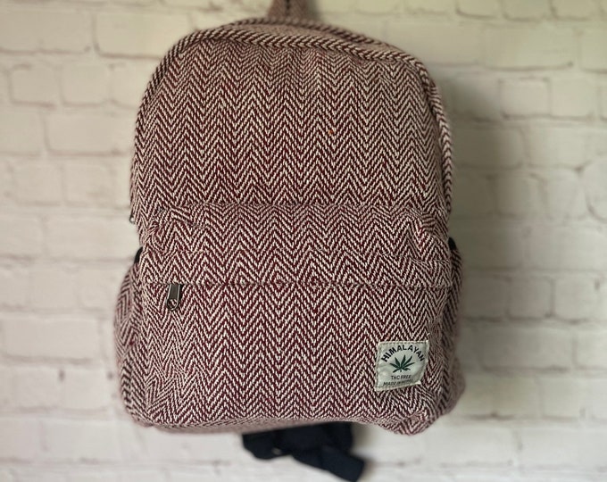 Mini Handmade Hemp Backpack