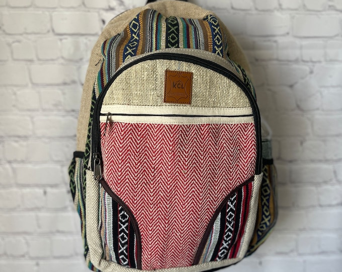 Handmade Hemp Backpack