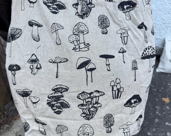 Boho Cotton Mushroom Crossbody Bags
