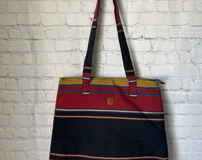 Multipattered Tote Bag